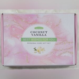 Lucotiya Coconut Vanilla Personal Care Set with Travel Bag